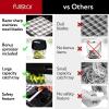 imageFullstar Allin1 Vegetable Chopper and Mandoline Slicer for Kitchen  Cheese Grater French Fry Cutter Cheese Slicer  Bonus Handheld Spiralizer Included 6 in 1 BlackWhiteBlack