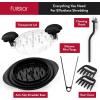 imageFullstar Chicken Shredder Tool Twist Set  Meat ampamp Chicken Breast Shredding Tool Pork Shredder Large Food Slicer Black