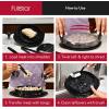 imageFullstar Chicken Shredder Tool Twist Set  Meat ampamp Chicken Breast Shredding Tool Pork Shredder Large Food Slicer Black