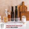 imageFullstar Fridge Organizer Set  4 Clear Storage Bins with Handles for Refrigerator and Freezer Organization