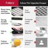 imageFullstar Mandoline Slicer for Kitchen  Vegetable Chopper Onion Potato Food Veggie Fruit Slicer and Cutter with Container Kitchen Gadgets ampamp Accessories Home Essentials 6in1 WhiteBlackBlack
