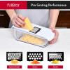 imageFullstar Mandoline Slicer for Kitchen  Vegetable Chopper Onion Potato Food Veggie Fruit Slicer and Cutter with Container Kitchen Gadgets ampamp Accessories Home Essentials 6in1 WhiteBlackWhiteBlack