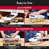 imageFullstar Mandoline Slicer for Kitchen  Vegetable Chopper Onion Potato Food Veggie Fruit Slicer and Cutter with Container Kitchen Gadgets ampamp Accessories Home Essentials 6in1 WhiteBlackWhiteBlack