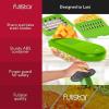 imageFullstar Mandoline Slicer for Kitchen  Vegetable Chopper Onion Potato Food Veggie Fruit Slicer and Cutter with Container Kitchen Gadgets ampamp Accessories Home Essentials 6in1 WhiteBlackGrayGreen