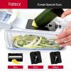 imageFullstar Mandoline Slicer for Kitchen  Vegetable Chopper Onion Potato Food Veggie Fruit Slicer and Cutter with Container Kitchen Gadgets ampamp Accessories Home Essentials 6in1 WhiteBlackWhiteBlack