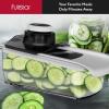 imageFullstar Mandoline Slicer for Kitchen Fruit Cutter Cheese Grater Cucumber Slicer Food Cutter ampamp Kitchen Gadgets 7 in 1 White3 in 1