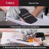 imageFullstar Mandoline Slicer for Kitchen Fruit Cutter Cheese Grater Cucumber Slicer Veggie Spiralizer Food Cutter ampamp Kitchen Gadgets with Safety Glove 6 in 1 WhiteWhite