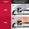 imageFullstar Mandoline Slicer for Kitchen Fruit Cutter Cheese Grater Cucumber Slicer Veggie Spiralizer Food Cutter ampamp Kitchen Gadgets with Safety Glove 6 in 1 WhiteClear