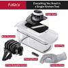 imageFullstar Mandoline Slicer for Kitchen Fruit Cutter Cheese Grater Cucumber Slicer Veggie Spiralizer Food Cutter ampamp Kitchen Gadgets with Safety Glove 6 in 1 WhiteBlack