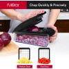 imageFullstar The Original Pro Chopper  Vegetable Chopper and Spiralizer Food Chopper with Container Fruit Slicer Kitchen Gadgets ampamp Accessories Home Essentials 9 in 1 WhiteBlack