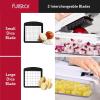 imageFullstar The Original Pro Chopper  Vegetable Chopper and Spiralizer Food Chopper with Container Fruit Slicer Kitchen Gadgets ampamp Accessories Home Essentials 9 in 1 WhiteWhite
