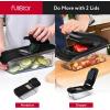 imageFullstar The Original Pro Chopper  Vegetable Chopper and Spiralizer Food Chopper with Container Fruit Slicer Kitchen Gadgets ampamp Accessories Home Essentials 9 in 1 WhiteBlack