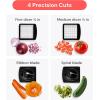 imageFullstar The Original Pro Chopper  Vegetable Chopper and Spiralizer Food Chopper with Container Fruit Slicer Kitchen Gadgets ampamp Accessories Home Essentials 9 in 1 WhiteWhite