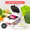 imageFullstar The Original Pro Chopper  Vegetable Chopper and Spiralizer Food Chopper with Container Fruit Slicer Kitchen Gadgets ampamp Accessories Home Essentials 9 in 1 WhiteWhite