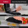 imageFullstar The Original Pro Chopper  Vegetable Chopper and Spiralizer Food Chopper with Container Fruit Slicer Kitchen Gadgets ampamp Accessories Home Essentials 9 in 1 WhiteBlack