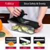 imageFullstar The Original Pro Chopper  Vegetable Chopper and Spiralizer Food Chopper with Container Fruit Slicer Kitchen Gadgets ampamp Accessories Home Essentials 9 in 1 WhiteBlack