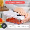 imageFullstar The Original Pro Chopper  Vegetable Chopper and Spiralizer Food Chopper with Container Fruit Slicer Kitchen Gadgets ampamp Accessories Home Essentials 9 in 1 WhiteWhite