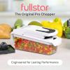 imageFullstar The Original Pro Chopper  Vegetable Chopper and Spiralizer Food Chopper with Container Fruit Slicer Kitchen Gadgets ampamp Accessories Home Essentials 9 in 1 WhiteWhite