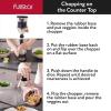 imageFullstar Vegetable Chopper  Onion Chopper  Pro Food Slicer  Veggie Cutter with Container  Hand Dicer  Slicer ampamp Dicer SilverSilver
