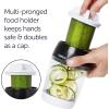 imageFullstar Vegetable Spiralizer and Slicer  Zucchini Spiralizer Noodle Maker with Sharp Stainless Steel Blades Spiralizer for Veggie Noodles Cucumber Veggie Vegetable Zoodler Kitchen Gadget 4 in 14 in 1