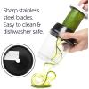 imageFullstar Vegetable Spiralizer and Slicer  Zucchini Spiralizer Noodle Maker with Sharp Stainless Steel Blades Spiralizer for Veggie Noodles Cucumber Veggie Vegetable Zoodler Kitchen Gadget 4 in 14 in 1