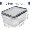 imagefullstar 20piece Food storage Containers Set with Lids Plastic LeakProof BPAFree Containers for Kitchen Organization Meal Prep Lunch Containers
