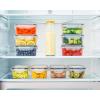 imagefullstar 20piece Food storage Containers Set with Lids Plastic LeakProof BPAFree Containers for Kitchen Organization Meal Prep Lunch Containers