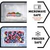 imagefullstar 50Piece Plastic Food Storage Containers with Lids 24 Containers ampamp 24 Lids  Leakproof BPAFree Meal Prep Containers Reusable Lunch Storage Set for Kitchen Organization Pack of 50Pack of 34