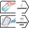 imagefullstar 50Piece Plastic Food Storage Containers with Lids 24 Containers ampamp 24 Lids  Leakproof BPAFree Meal Prep Containers Reusable Lunch Storage Set for Kitchen Organization Pack of 50Pack of 28