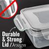 imagefullstar 50Piece Plastic Food Storage Containers with Lids 24 Containers ampamp 24 Lids  Leakproof BPAFree Meal Prep Containers Reusable Lunch Storage Set for Kitchen Organization Pack of 50Pack of 20