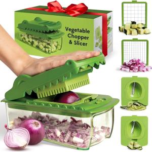 imagefullstar NEW Fullstar X OTOTO Croc Chop Vegetable Chopper ampamp Slicer  Multifunctional Food Chopper Crocodile Onion Cutter Cool Kitchen Gadgets ampamp Housewarming Gifts