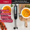 imagefullstar Immersion Blender Set 9Speed 500W Handheld Electric Hand Mixer Smoothie Blender 3in1 BlackBlack