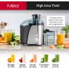 imageFullstar Juicer Machines Vegetable and Fruit 400W Compact Juicer 3quot Wide Mouth 2Speed Setting Stainless Steel BPAFree BlackBlack