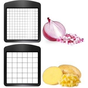 imageFullstar Blade Replacement Set  Only Compatible with Select Fullstar Vegetable Chopper Models  2pc Insert Set for Large Dice Potatoes Apples ampamp Small Dice Onions Tomatoes  39 x 44 inches