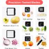imageFullstar All in One Vegetable Chopper and Mandoline Slicer  Food Chopper with Container and Julienne Slicer Fruit Slicer Veggie Cutter Kitchen Gadgets amp Gift for Mom 8 in 1 Stainless SteelSilver