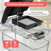 imageFullstar All in One Vegetable Chopper and Mandoline Slicer  Food Chopper with Container and Julienne Slicer Fruit Slicer Veggie Cutter Kitchen Gadgets amp Gift for Mom 8 in 1 Stainless SteelClear