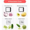imageFullstar All in One Vegetable Chopper and Mandoline Slicer  Food Chopper with Container and Julienne Slicer Fruit Slicer Veggie Cutter Kitchen Gadgets amp Gift for Mom 8 in 1 Stainless SteelClear