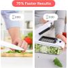 imageFullstar All in One Vegetable Chopper and Mandoline Slicer  Food Chopper with Container and Julienne Slicer Fruit Slicer Veggie Cutter Kitchen Gadgets amp Gift for Mom 8 in 1 Stainless SteelSilver