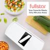 imageFullstar All in One Vegetable Chopper and Mandoline Slicer  Food Chopper with Container and Julienne Slicer Fruit Slicer Veggie Cutter Kitchen Gadgets amp Gift for Mom 8 in 1 Stainless SteelWhite