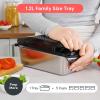 imageFullstar All in One Vegetable Chopper and Mandoline Slicer  Food Chopper with Container and Julienne Slicer Fruit Slicer Veggie Cutter Kitchen Gadgets amp Gift for Mom 8 in 1 Stainless SteelStainless Steel