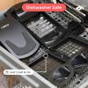 imageFullstar All in One Vegetable Chopper and Mandoline Slicer  Food Chopper with Container and Julienne Slicer Fruit Slicer Veggie Cutter Kitchen Gadgets amp Gift for Mom 8 in 1 Stainless SteelBlack