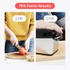 imageFullstar All in One Vegetable Chopper and Mandoline Slicer  Food Chopper with Container and Julienne Slicer Fruit Slicer Veggie Cutter Kitchen Gadgets amp Gift for Mom 8 in 1 Stainless SteelStainless Steel