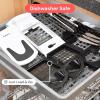 imageFullstar All in One Vegetable Chopper and Mandoline Slicer  Food Chopper with Container and Julienne Slicer Fruit Slicer Veggie Cutter Kitchen Gadgets amp Gift for Mom 8 in 1 Stainless SteelWhite
