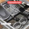 imageFullstar All in One Vegetable Chopper and Mandoline Slicer  Food Chopper with Container and Julienne Slicer Fruit Slicer Veggie Cutter Kitchen Gadgets amp Gift for Mom 8 in 1 Stainless SteelClear