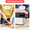 imageFullstar All in One Vegetable Chopper and Mandoline Slicer  Food Chopper with Container and Julienne Slicer Fruit Slicer Veggie Cutter Kitchen Gadgets amp Gift for Mom 8 in 1 Stainless SteelStainless Steel