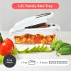 imageFullstar All in One Vegetable Chopper and Mandoline Slicer  Food Chopper with Container and Julienne Slicer Fruit Slicer Veggie Cutter Kitchen Gadgets amp Gift for Mom 8 in 1 Stainless SteelWhite