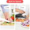 imageFullstar All in One Vegetable Chopper and Mandoline Slicer  Food Chopper with Container and Julienne Slicer Fruit Slicer Veggie Cutter Kitchen Gadgets amp Gift for Mom 8 in 1 Stainless SteelBlack