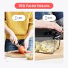 imageFullstar All in One Vegetable Chopper and Mandoline Slicer  Food Chopper with Container and Julienne Slicer Fruit Slicer Veggie Cutter Kitchen Gadgets amp Gift for Mom 8 in 1 Stainless SteelBlack