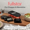 image:imageFullstar Essential Mandoline Slicer for Kitchen  SpaceSaving 4in1 Fruit Cutter Cucumber Slicer Julienne Peeler Cheese GraterBlack