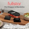 image:imageFullstar Essential Mandoline Slicer for Kitchen  SpaceSaving 4in1 Fruit Cutter Cucumber Slicer Julienne Peeler Cheese GraterBlack